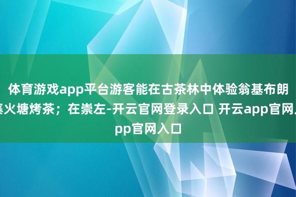 体育游戏app平台游客能在古茶林中体验翁基布朗古寨火塘烤茶；在崇左-开云官网登录入口 开云app官网入口